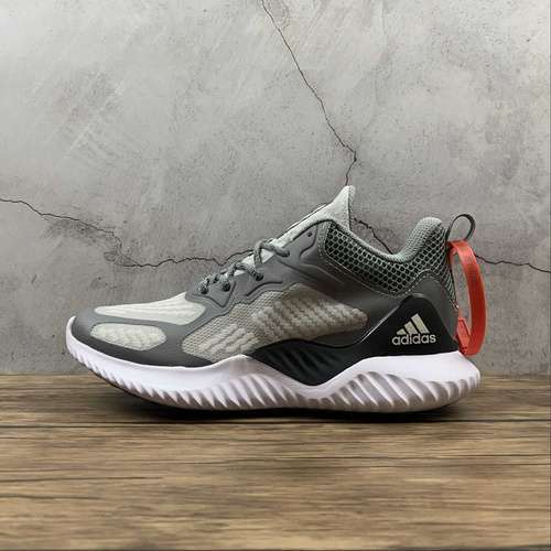 【240】[B43685]-[ALPHABOUNCE BEYOND FORGED MESH WOLF GREY/BLACK/CLOUD WHITE]-[WOMAN:36-39]-[MAN:40-45]