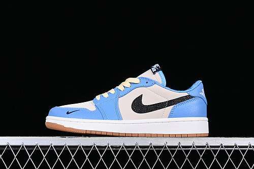 【260】[CZ0790-141]-[AIR JORDAN 1 LOW OG WHITE/GREY/BLUE/BLACK]-[WOMAN:35.5-39]-[MAN:40-47.5]
