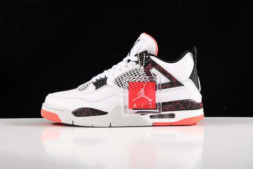 【460】[308497-116]-[AIR JORDAN 4 RETRO WHITE/BLACK-BRIGHT CRIMSON-PALE CITRON]-[MAN:40-46]