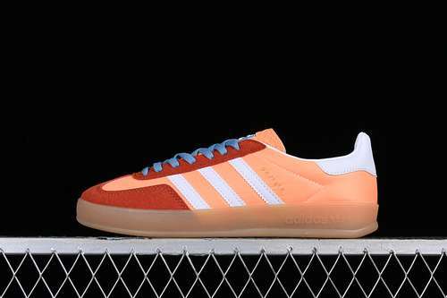 【230】[HQ9016]-[ADIDAS GAZELLE INDOOR BEAM ORANGE/CLOUD WHITE/GUM]-[WOMAN:36-39]-[MAN:40-45]