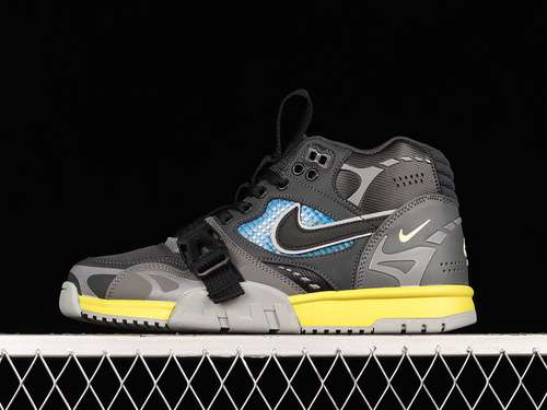 【360】[DH7338-001]-[AIR TRAINER 1 UTILITY DARK SMOKE GREY/BLACK/IRON GREY/OFF NOIR]-[UNISEX:36-46]