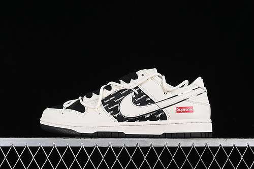 【380】[JJ5688-105]-[SB DUNK LOW SUPREME OFF WHITE/BLACK/RED]-[WOMAN:36-39]-[MAN:40-45]