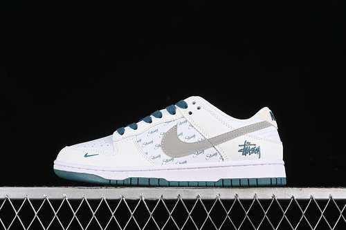 【360】[XX2025-808]-[SB DUNK LOW WHITE/GREY/GREEN]-[WOMAN:36-39]-[MAN:40-45]