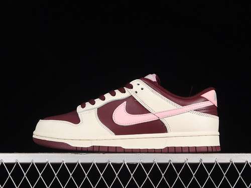【270】[DR9705-100]-[SB DUNK LOW PALE IVORY/MEDIUM SOFT PINK/NIGHT MAROON]-[WOMAN:36-39]-[MAN:40-47.5]