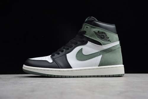 [555088-135]-[AIR JORDAN 1 RETRO HIGH OG SUMMIT WHITE/CLAY GREEN-BLACK]-[MAN:40-46]-[OG00220]