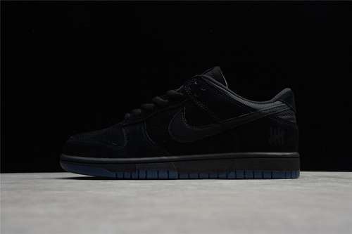【380】[DO9329-001]-[UNDEFEATED X DUNK LOW DUNK VS AF1 BLACK/BLACK/BLACK]-[WOMAN:36-39]-[MAN:40-45]