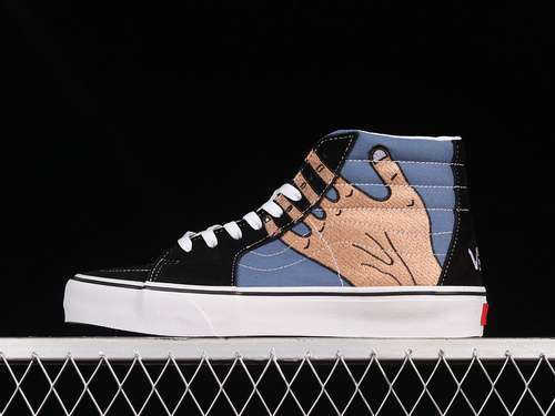 【280】[VN0A5EE787F]-[IMRAN POTATO X SK8-HI VR3 LX BLACK/BLUE/KHAKI]-[WOMAN:35-39]-[MAN:40-44]