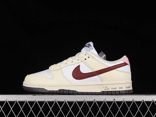 【280】[DD1503-117]-[DUNK LOW SB WHITE/BEIGE/RED]-[WOMAN:36-40]