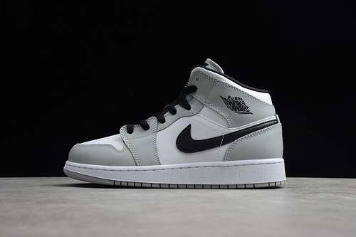 【360】[554725-092]-[AIR JORDAN 1 MID COOL GREY/BLACK/WHITE]-[WOMAN:35.5-39]