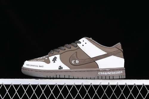 【350】[GD3326-302]-[SB DUNK LOW WHITE/BROWN]-[WOMAN:36-39]-[MAN:40-45]