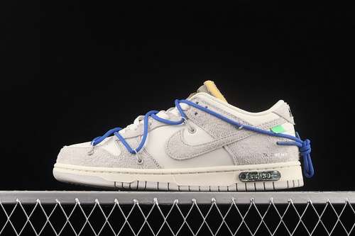 【450】[DJ0950-104]-[OW X SB DUNK LOW LOT 32 OF 50 SAIL/NEUTRAL GREY/RACER BLUE]-[UNISEX:36-47.5]