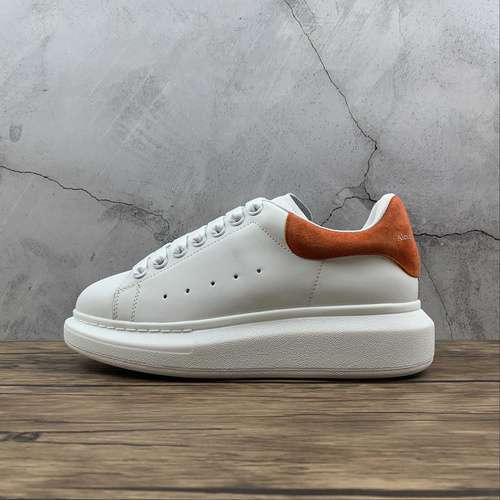 【340】[ALE*XANDER MCQUEEN SHOES WHITE/WHITE/ORANGE]-[WOMAN:35-40]