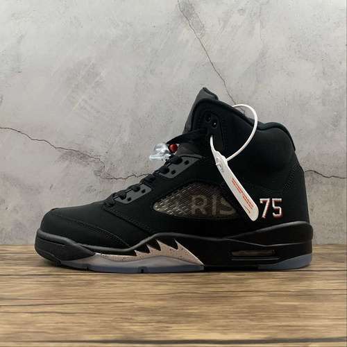 【480】[AV9175-001]-[AIR JORDAN 5 RETRO PARIS SAINT-GERMAIN BLACK/CHALLENGE RED-WHITE]-[MAN:40-47]