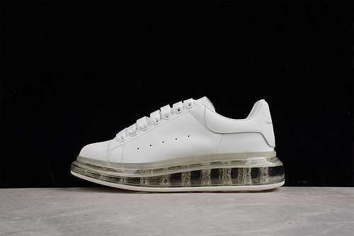【530】[ALE*XANDER MCQUEEN AIR CUSHION SNEAKER WHITE/WHITE/WHITE]-[WOMAN:35-39]-[MAN:40-44]