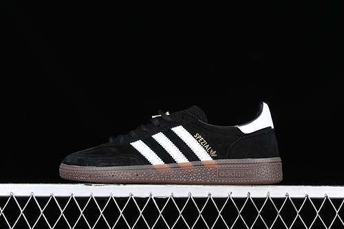 【240】[DB2021]-[ADIDAS HANDBALL SPEZIAL WHITE/BLACK/BROWN]-[WOMAN:35-39]-[MAN:40-45]