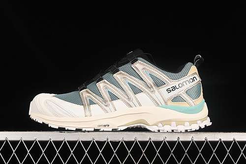 【380】[413148-28]-[SALOMON XA PRO 3D WHITE/BLACK/GREEN/GREY]-[WOMAN:36-39]-[MAN:40-46]