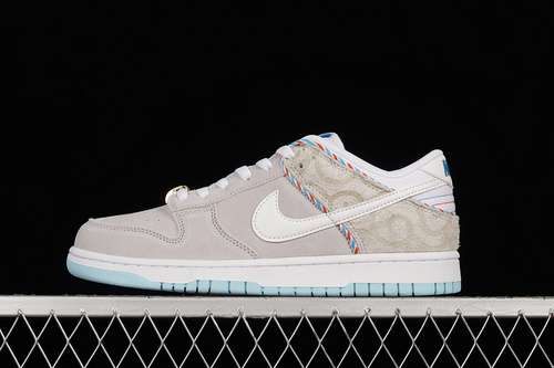 【430】[DH7614-500]-[DUNK LOW SE BARBER SHOP GREY GREY/WHITE/TEAL]-[UNISEX:36-47.5]