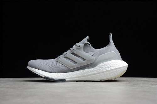 【300】[FY0381]-[ULTRA BOOST 21 COOL GREY/WHITE-BLACK]-[WOMAN:36-39]-[MAN:40-45]