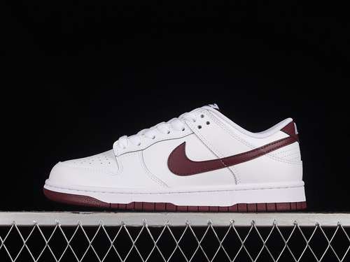 【330】[DV0831-102]-[DUNK LOW WHITE/NIGHT MAROON/WHITE]-[WOMAN:36-39]-[MAN:40-46]