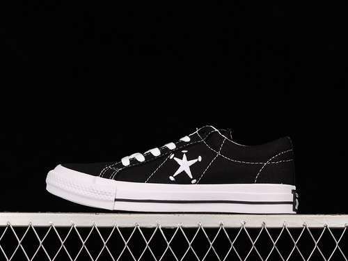 【270】[173120C]-[STUSSY X ONE STAR LOW BLACK/BLACK/WHITE]-[WOMAN:35-39.5]-[MAN:40-44]