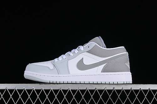【260】[DC0774-106]-[AIR JORDAN 1 LOW WHITE/GREY]-[WOMAN:36-39]-[MAN:40-46]