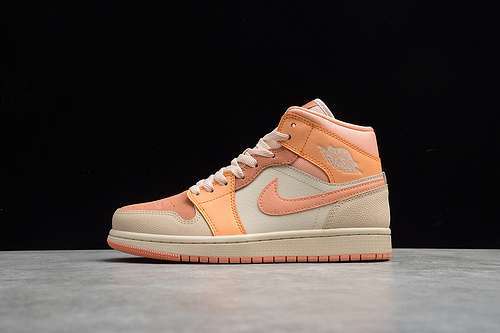 【360】[DH4270-800]-[CJ AIR JORDAN 1 MID APRICOT ATOMIC ORANGE/APRICOT AGATE/TERRA BLUSH]-[36-44.5]