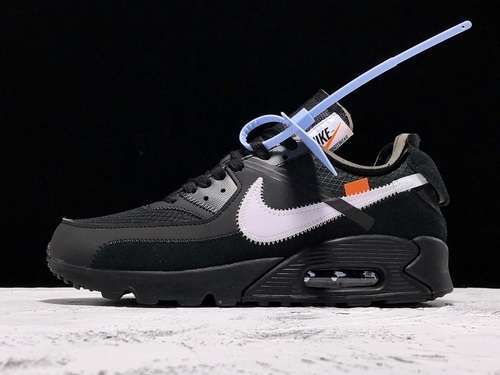 【480】[AA7293-001]-[OWF AIR MAX 90 OFF-WHITE BLACK/BLACK-CONE-WHITE]-[UNISEX:36-47.5]