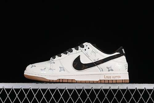 【380】[DQ1098-341]-[SB DUNK LOW L*V WHITE/BROWN/BLACK]-[WOMAN:36-39]-[MAN:40-45]