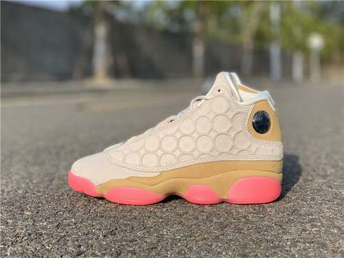 【600】[CW4409-100]-[AIR JORDAN 13 RETRO CHINESE NEW YEAR PALE IVORY/PINK]-[WOMAN:36-40]