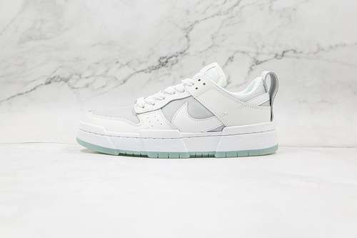 【300】[CK6654-001]-[SB DUNK LOW DISRUPT PHOTON DUST/SUMMIT WHITE/SUMMIT WHITE]-[UNISEX:36-45]