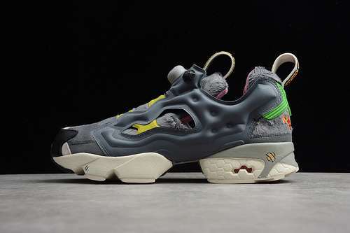 【600】[FW4656-[REE*BOK X TOM AND JERRY INSTAPUMP FURY OG GREY/YELLOW]-[UNISEX:36-45]