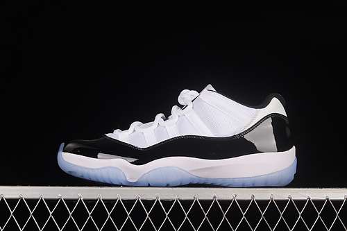 【340】[528895-153]-[AIR JORDAN 11 RETRO LOW WHITE/BLACK/WHITE]-[MAN:40-47.5]