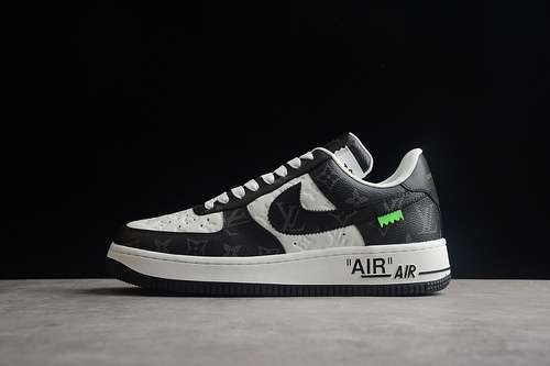 【630】[L*V X AIR FORCE 1 LOW 07 WHITE/WHITE/BLACK]-[MAN:38-45]