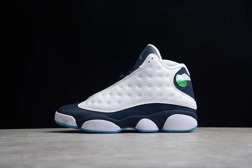 【530】[414571-144]-[AIR JORDAN 13 RETRO WHITE/OBSIDIAN/DARK POWDER BLUE]-[MAN:40-47]