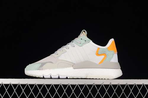 【280】[BD7956]-[NITE JOGGER SHOES RAW WHITE/GREY ONE/VAPOUR GREEN]-[WOMAN:36-39]-[MAN:40-45]