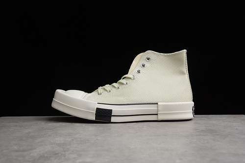 【480】[172346C]-[RICK OWENS X DRKSHDW DRKSTAR CHUCK TAYLOR 70 HIGH LILY WHITE/EGRET/BLACK]