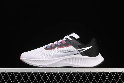 【270】[CW7358-101]-[AIR ZOOM PEGASUS 38 WHITE/BLACK/FLASH CRIMSON/METALLIC SILVER]-[UNISEX:36-45]
