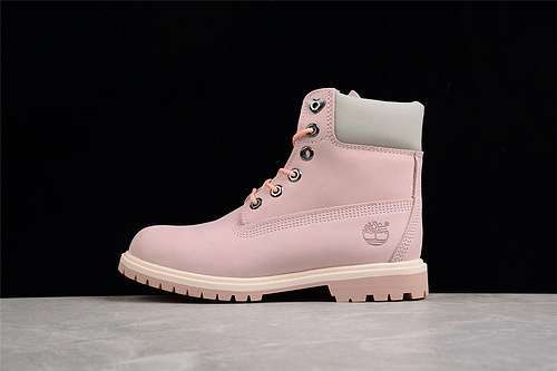 【500】[TB0A2A8H]-[TIMBERKAND HIGH BOOTS VALENTINE&#x27;S DAY PINK/LIGHT GREY/PINK]-[WOMAN:35.5-39
