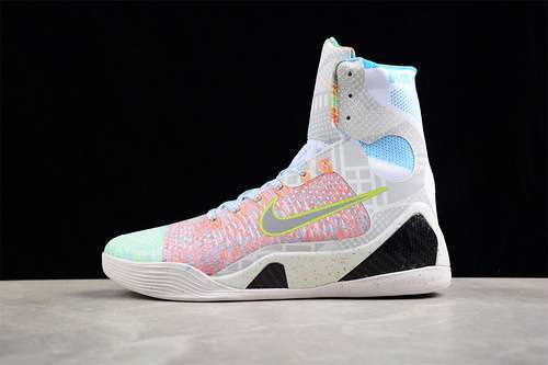 【340】[678301-904]-[KOBE 9 ELITE PREMIUM WHAT THE KOBE MULTI-COLOR/REFLECT SILVER/CHLORINE BLUE]