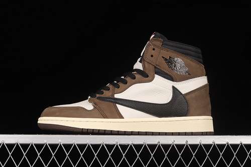 【400】[CD4487-100]-[TRAVIS SCOTT X AIR JORDAN 1 RETRO HIGH OG MOCHA SAIL/DARK MOCHA-UNIVERSITY]