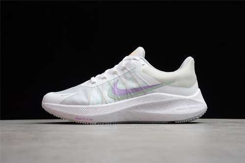 【270】[CW3421-102]-[AIR ZOOM WINFLO 8 WHITE/FOOTBALL GREY/VIOLET SHOCK/INFINITE LILAC]-[UNISEX:36-44]