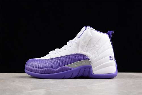 【530】[CT8013-150]-[AIR JORDAN 12 RED TAXI WHITE/PURPLE]-[MAN:40-47.5]