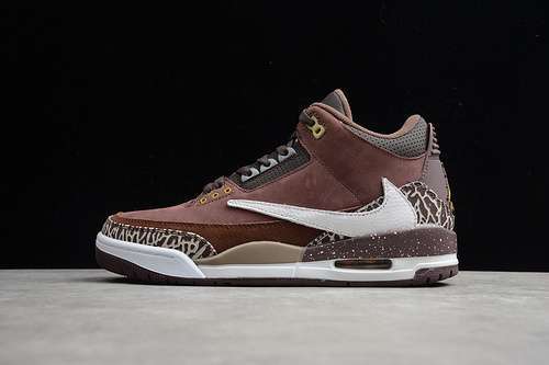 【450】[626988-018]-[AIR JORDAN 3 RETRO HIGH OG ANTIQUE BRASS BROWN/WHITE]-[MAN:40-45]