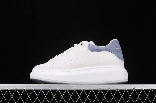 [ALE*XANDER MCQUEEN SOLE SNEAKERS WHITE/WHITE/BLUE]-[WOMAN:34-39]-[MAN:40-45]