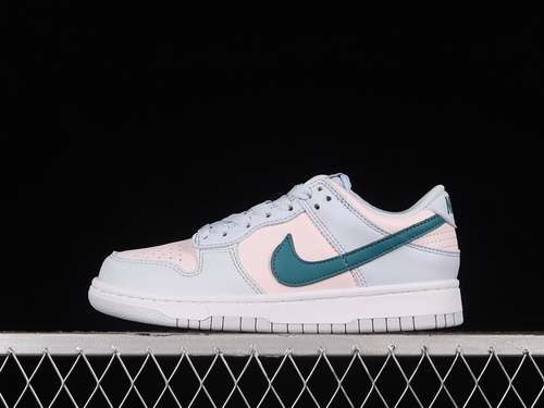 【300】[FD1232-002]-[DUNK LOW GS FOOTBALL GREY/MINERAL TEAL/PEARL PINK]-[WOMAN:36-39]-[MAN:40-45]