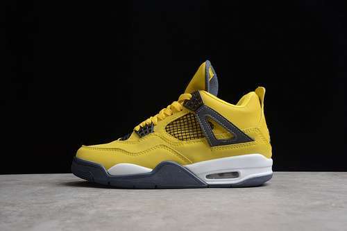 【320】[CT8527-700]-[AIR JORDAN 4 RETRO LIGHTNING 2021 TOUR YELLOW/MULTI-COLOR/DARK BLUE GREY]