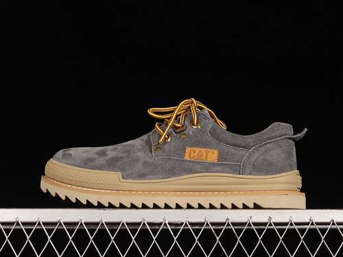 【320】[P715018]-[CAT 2022SS LOW CASUAL SHOES GREY/GREY/BROWN]-[MAN:39-44]