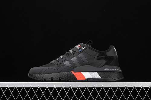 【300】[FV3788]-[NITE JOGGER SHOES CORE BLACK/CORE BLACK/SILVER METALLIC]-[UNISEX:36-45]