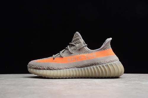 [BB1826]-[CJ YEEZY BOOST 350 V2 STEEPLE GRAY/BELUGA/SOLAR RED]-[UNISEX:36-48]
