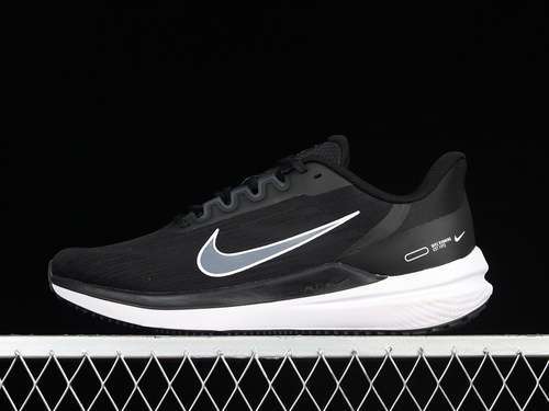 【280】[DD6203-001]-[AIR WINFLO 9 BLACK/DARK SMOKE GREY/WHITE]-[WOMAN:36-39]-[MAN:40-45]